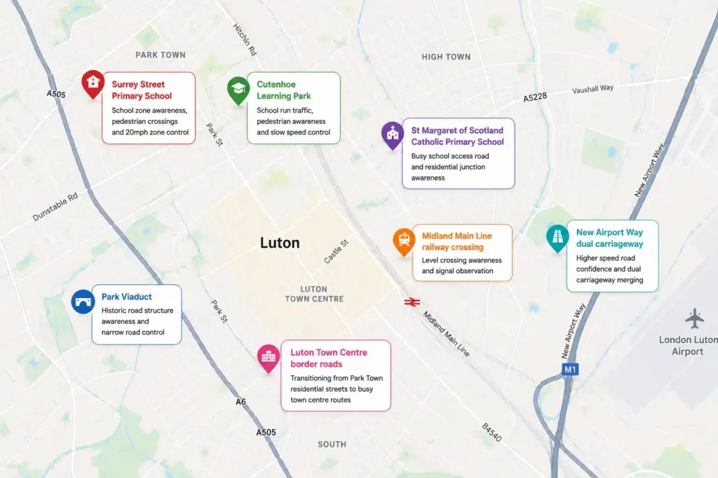 Key Landmarks You Will Drive Through in Park Town